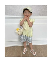 petit main | 裾レーススカラップ布帛チュニック(チュニック)