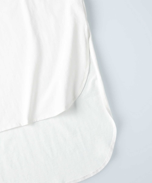 RAG MACHINE(ラグマシーン)の「【RAG MACHINE】前後差プリントワンピース(チュニック・レディース・ベージュ/ホワイト/ブラック・M/L)」の13枚目の写真