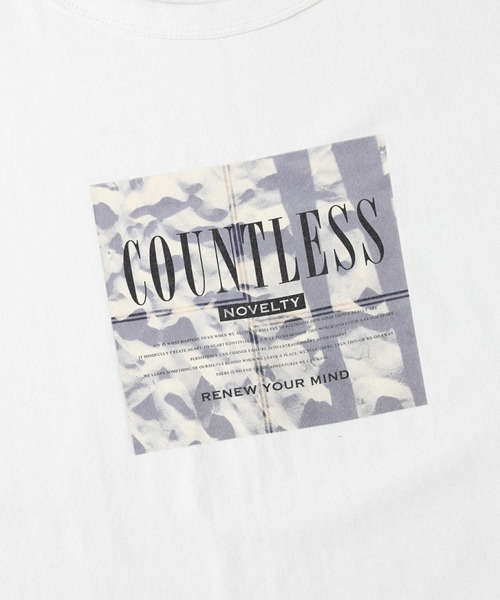 RAG MACHINE(ラグマシーン)の「【RAG MACHINE】前後差プリントワンピース(チュニック・レディース・ベージュ/ホワイト/ブラック・M/L)」の9枚目の写真