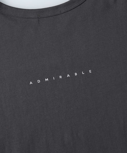 RAG MACHINE(ラグマシーン)の「【RAG MACHINE】前後差プリントワンピース(チュニック・レディース・ベージュ/ホワイト/ブラック・M/L)」の18枚目の写真