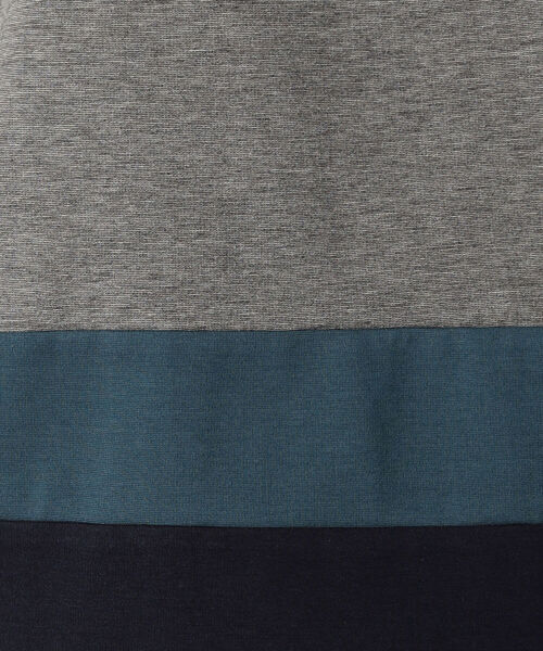GLOSTER(グロスター)の「60ポンチ 切替ボーダーTシャツ(Tシャツ/カットソー・メンズ・ブルー系その他7/ベージュ系その他3・MEDIUM/LARGE)」の8枚目の写真