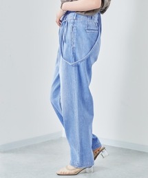 cepo | タックデニム　サスペンダーパンツ(デニムパンツ)