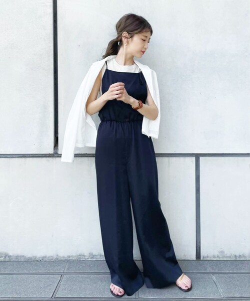 DRESSTERIOR（ドレステリア）の「◆キャミソールサロペット（サロペット/オーバーオール・レディース・ダークグリーン/ネイビー・38/36）」の15枚目の写真