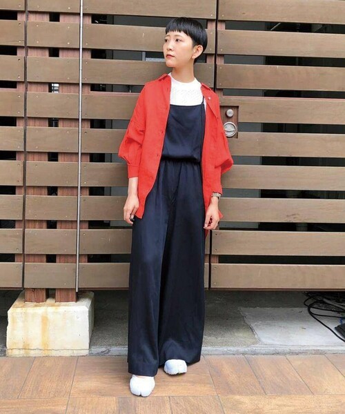 DRESSTERIOR（ドレステリア）の「◆キャミソールサロペット（サロペット/オーバーオール・レディース・ダークグリーン/ネイビー・38/36）」の18枚目の写真