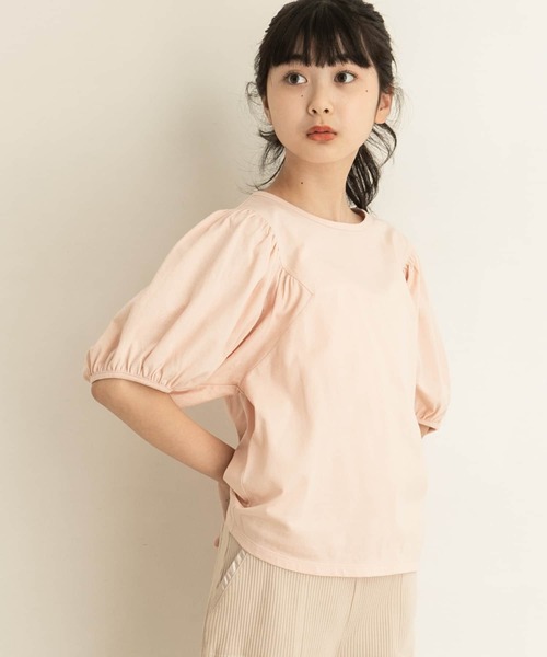 URBAN RESEARCH DOORS（アーバンリサーチドアーズ）の「ボリュームスリーブカットソー(KIDS)（Tシャツ/カットソー・キッズ・ブルー系その他/ピンク系その他・120/105/150/135）」の3枚目の写真