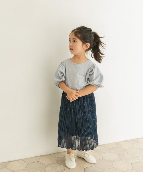 URBAN RESEARCH DOORS（アーバンリサーチドアーズ）の「ボリュームスリーブカットソー(KIDS)（Tシャツ/カットソー・キッズ・ブルー系その他/ピンク系その他・120/105/150/135）」の16枚目の写真