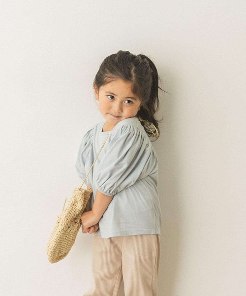 URBAN RESEARCH DOORS（アーバンリサーチドアーズ）の「ボリュームスリーブカットソー(KIDS)（Tシャツ/カットソー・キッズ・ブルー系その他/ピンク系その他・120/105/150/135）」の20枚目の写真