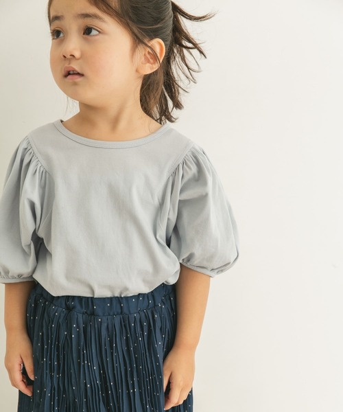 URBAN RESEARCH DOORS（アーバンリサーチドアーズ）の「ボリュームスリーブカットソー(KIDS)（Tシャツ/カットソー・キッズ・ブルー系その他/ピンク系その他・120/105/150/135）」の2枚目の写真
