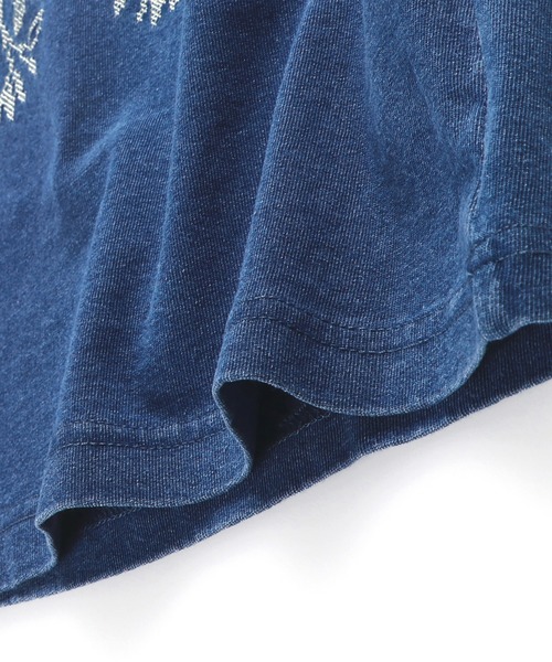 RADCHAP（ラッドチャップ）の「インディゴカットソークロスステッチ刺繍ブラウス（シャツ/ブラウス・キッズ・サックスブルー/ブルー・90cm/100cm/110cm/120cm/130cm/140cm/150cm）」の19枚目の写真