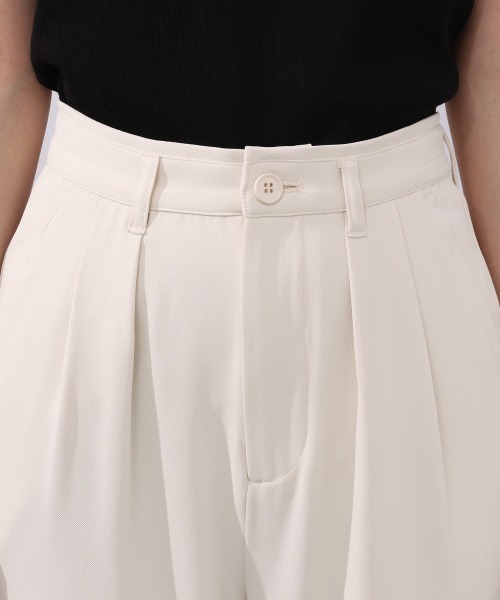 JEANASIS(ジーナシス)の「ツータックフレアツイルパンツ/951035(その他パンツ・レディース・ベージュ/レッド/アイボリー・FREE)」の8枚目の写真