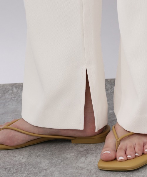 JEANASIS(ジーナシス)の「ツータックフレアツイルパンツ/951035(その他パンツ・レディース・ベージュ/レッド/アイボリー・FREE)」の10枚目の写真