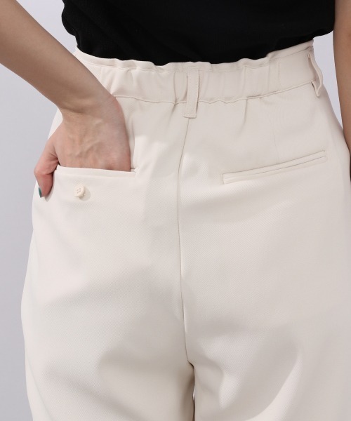 JEANASIS(ジーナシス)の「ツータックフレアツイルパンツ/951035(その他パンツ・レディース・ベージュ/レッド/アイボリー・FREE)」の14枚目の写真