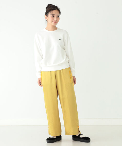 BEAMS BOY（ビームスボーイ）の「BEAMS BOY / サテン ベロアテープ イージー パンツ（その他パンツ・レディース・ブラウン/イエロー・ONE SIZE）」の11枚目の写真