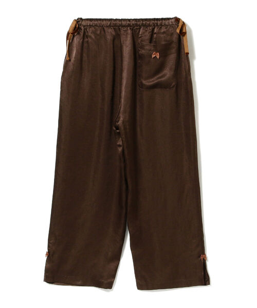 BEAMS BOY（ビームスボーイ）の「BEAMS BOY / サテン ベロアテープ イージー パンツ（その他パンツ・レディース・ブラウン/イエロー・ONE SIZE）」の16枚目の写真