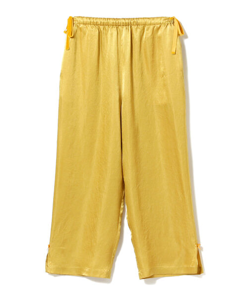BEAMS BOY（ビームスボーイ）の「BEAMS BOY / サテン ベロアテープ イージー パンツ（その他パンツ・レディース・ブラウン/イエロー・ONE SIZE）」の18枚目の写真