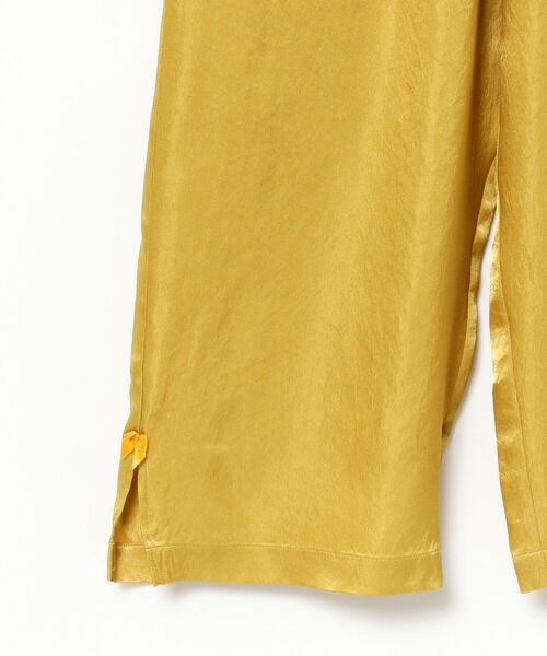 BEAMS BOY（ビームスボーイ）の「BEAMS BOY / サテン ベロアテープ イージー パンツ（その他パンツ・レディース・ブラウン/イエロー・ONE SIZE）」の20枚目の写真