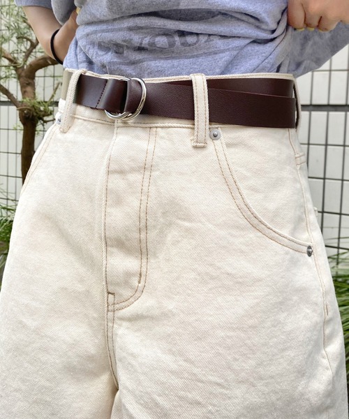 WHO'S WHO gallery（フーズフーギャラリー）の「ボーイキュロット（デニムパンツ・レディース・ブラック/サックスブルー/ブルー/キナリ・FREE）」の11枚目の写真