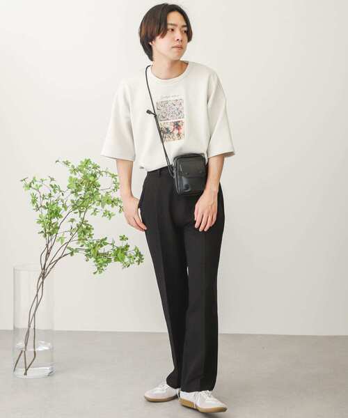 SENSE OF PLACE by URBAN RESEARCH（センスオブプレイスバイアーバンリサーチ）の「『別注』グラフィックアートTシャツ B（Tシャツ/カットソー・メンズ・ホワイト/チャコールグレー/ライトベージュ・MEDIUM/LARGE）」の9枚目の写真