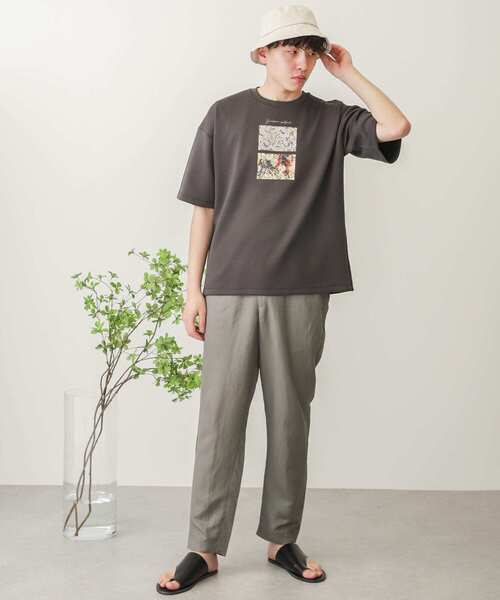 SENSE OF PLACE by URBAN RESEARCH（センスオブプレイスバイアーバンリサーチ）の「『別注』グラフィックアートTシャツ B（Tシャツ/カットソー・メンズ・ホワイト/チャコールグレー/ライトベージュ・MEDIUM/LARGE）」の12枚目の写真