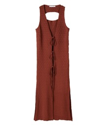 ETRE TOKYO | フロントリボンニットジレ(カーディガン/ボレロ)