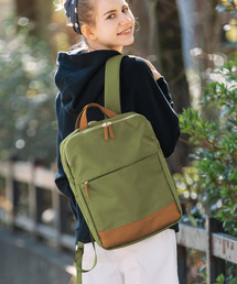 ペルケ perche / ナイロン×牛革PCリュック