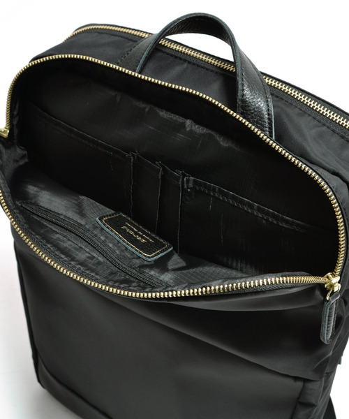 perche(ペルケ)の「ペルケ perche / ナイロン×牛革PCリュック(バックパック/リュック・レディース・ライトグレー/オリーブ/ベージュ系その他/ブラック・FREE)」の20枚目の写真