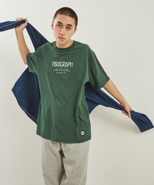 Paragraph(パラグラフ)の「WEGO/Paragraph ロゴビッグTシャツ(Tシャツ/カットソー・メンズ・ホワイト/ブラック/ダークグリーン/杢グレー/ライトパープル・FREE)」の11枚目の写真