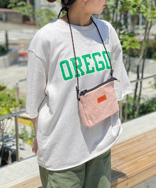 UNIVERSAL OVERALL（ユニバーサルオーバーオール）の「【UNIVERSAL OVERALL/ユニバーサルオーバーオール】 タイダイデルタサコッチ【UVO-043】（ショルダーバッグ・メンズ・ピンク/ブルー/レッド・FREE）」の9枚目の写真