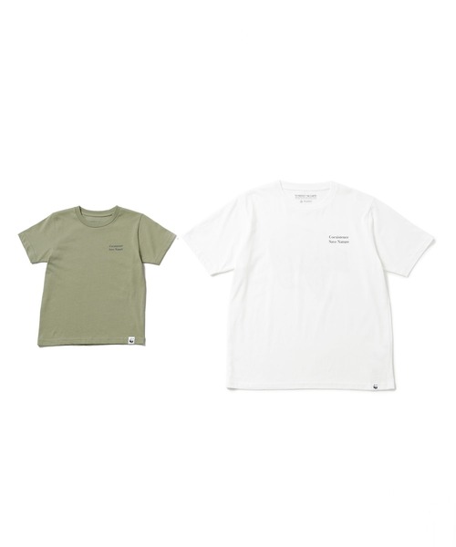 NANO universe（ナノユニバース）の「《WEB限定》WWF ANIMAL Tシャツ 半袖 2（Tシャツ/カットソー・キッズ・ライトカーキ/ホワイト/ライトベージュ/スミクロ・120/110/100）」の15枚目の写真