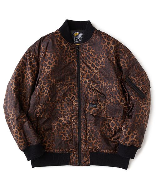 FAT（エフエイティー）の「WA-1（MA-1・メンズ・ブラック/オリーブ/レオパード・SKINNY(L)/FAT(XL)/JUMBO(XXL)/TITCH(M)）」の3枚目の写真