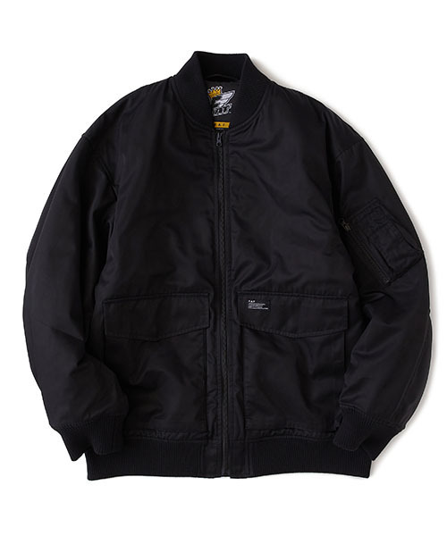 FAT（エフエイティー）の「WA-1（MA-1・メンズ・ブラック/オリーブ/レオパード・SKINNY(L)/FAT(XL)/JUMBO(XXL)/TITCH(M)）」の2枚目の写真