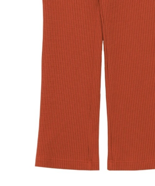 select MOCA(セレクトモカ)の「シンプルリブリラックスカラーパンツ(スラックス・レディース・ブラック/オリーブ/ブルーグレー/ダークラベンダー/テラコッタ・SMALL/MEDIUM/LARGE)」の10枚目の写真