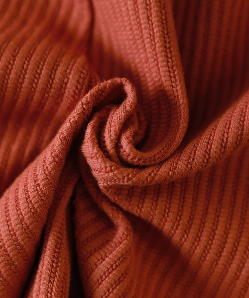 select MOCA(セレクトモカ)の「シンプルリブリラックスカラーパンツ(スラックス・レディース・ブラック/オリーブ/ブルーグレー/ダークラベンダー/テラコッタ・SMALL/MEDIUM/LARGE)」の11枚目の写真