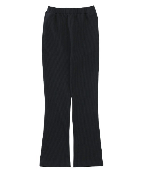 select MOCA(セレクトモカ)の「シンプルリブリラックスカラーパンツ(スラックス・レディース・ブラック/オリーブ/ブルーグレー/ダークラベンダー/テラコッタ・SMALL/MEDIUM/LARGE)」の7枚目の写真