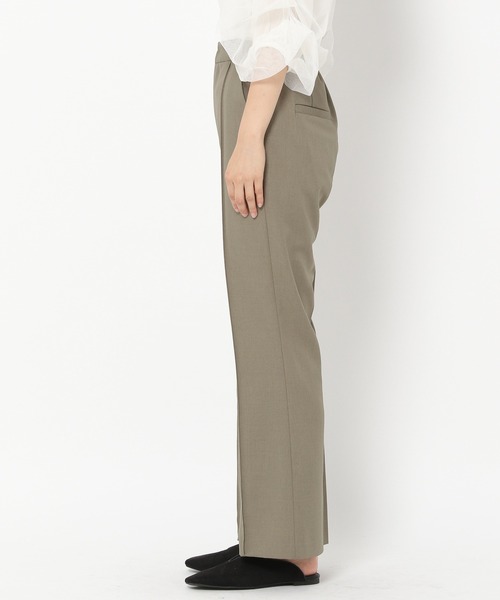 mysty woman(ミスティウーマン)の「サスツキセンタープレスパンツ 218054(スラックス・レディース・ダークブラウン/カーキ/オレンジ/ライトブラウン/ダークグリーン/ブラック・FREE)」の17枚目の写真