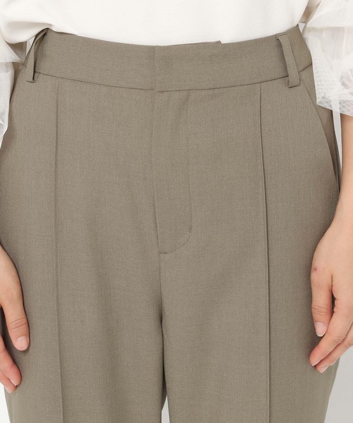 mysty woman(ミスティウーマン)の「サスツキセンタープレスパンツ 218054(スラックス・レディース・ダークブラウン/カーキ/オレンジ/ライトブラウン/ダークグリーン/ブラック・FREE)」の19枚目の写真