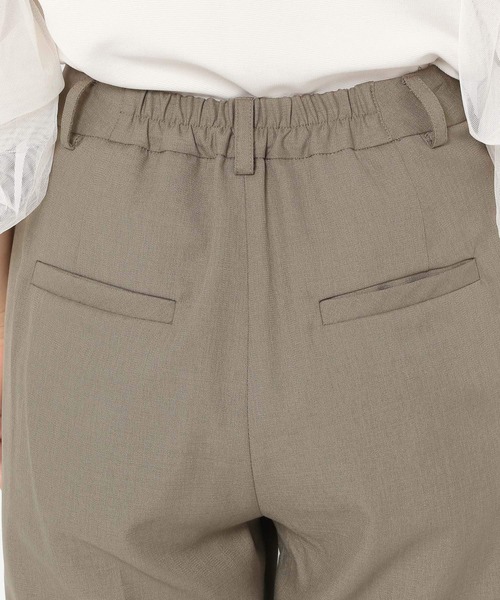 mysty woman(ミスティウーマン)の「サスツキセンタープレスパンツ 218054(スラックス・レディース・ダークブラウン/カーキ/オレンジ/ライトブラウン/ダークグリーン/ブラック・FREE)」の21枚目の写真