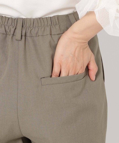 mysty woman(ミスティウーマン)の「サスツキセンタープレスパンツ 218054(スラックス・レディース・ダークブラウン/カーキ/オレンジ/ライトブラウン/ダークグリーン/ブラック・FREE)」の22枚目の写真