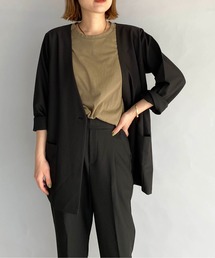 PICCIN | 【セットアップ対応】オーバーサイズノーカラージャケット(ノーカラージャケット)