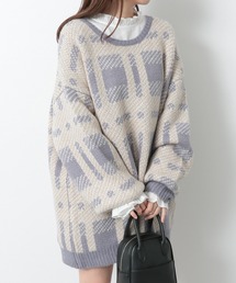 Heather�i�w�U�[�j�́uBIG�`�F�b�N�`���j�b�N�j�b�g�@218144�i�j�b�g/�Z�[�^�[�j�v