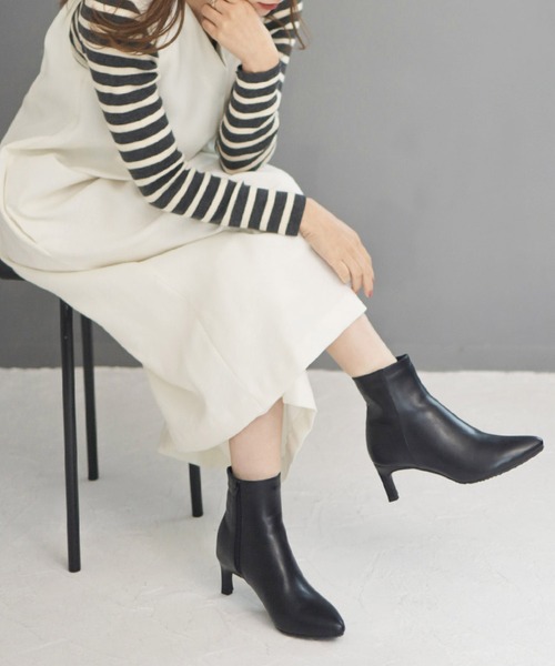 美脚効果! NINE WEST ポインテッドトゥ ブーツ 楽天市場】【足固定バンド付き】美脚ブーツ 足が痛くない（なり