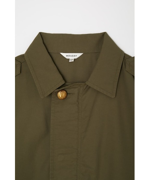 MOUSSY（マウジー）の「SLEEVELESS UTILITY ジャケット（ミリタリージャケット・レディース・カーキ/ベージュ・FREE）」の11枚目の写真