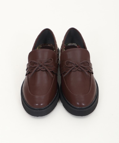 axes femme（アクシーズファム）の「タンクソールスカラローファー（ローファー・レディース・ブラック/ブラウン・LARGE/MEDIUM）」の11枚目の写真