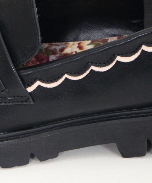 axes femme（アクシーズファム）の「タンクソールスカラローファー（ローファー・レディース・ブラック/ブラウン・LARGE/MEDIUM）」の6枚目の写真