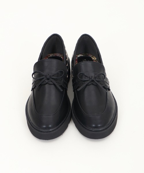 axes femme（アクシーズファム）の「タンクソールスカラローファー（ローファー・レディース・ブラック/ブラウン・LARGE/MEDIUM）」の3枚目の写真