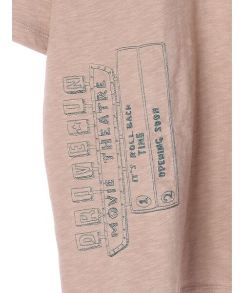 SEVENDAYS=SUNDAY(セブンデイズサンデイ)の「ドライブインシアター刺繍5分袖TEE *(Tシャツ/カットソー・レディース・オフホワイト/ブラック/グリーン/ブルー・L/M)」の17枚目の写真