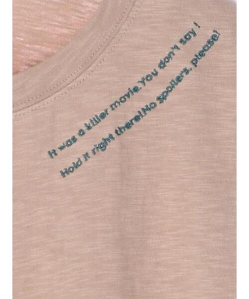 SEVENDAYS=SUNDAY(セブンデイズサンデイ)の「ドライブインシアター刺繍5分袖TEE *(Tシャツ/カットソー・レディース・オフホワイト/ブラック/グリーン/ブルー・L/M)」の21枚目の写真