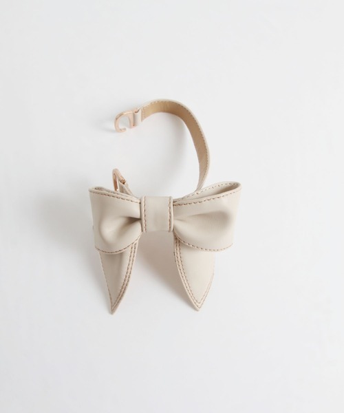 tocco closet（トッコ　クローゼット）の「２ＷＡＹリボンベルト付き配色ステッチ入りショートブーツ（ブーツ・レディース・ブラック/ピンクベージュ/ライトベージュ/ブラウン・S/M/L）」の19枚目の写真