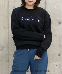 【WEB限定】SHIPS: THE BEATLES コラボレーション クルーネック スウェット 21FW