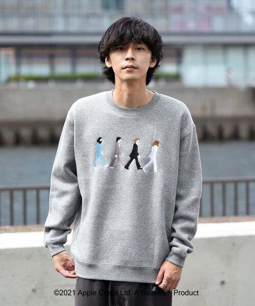 The Beatles（ザビートルズ）の「【WEB限定】SHIPS: THE BEATLES コラボレーション クルーネック スウェット 21FW（スウェット・メンズ・グレー/ネイビー/ブラック/グレー系その他・LARGE/SMALL/X-LARGE/MEDIUM）」の5枚目の写真